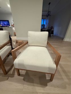 Living room chairs set of 2