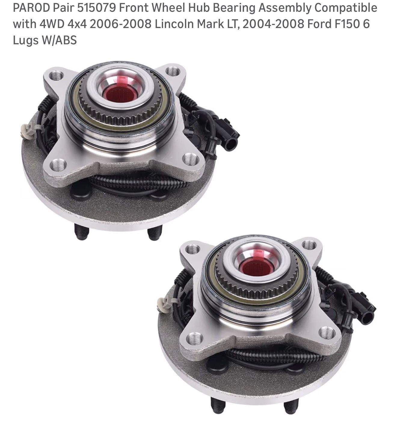 515079 Ford F-150 / Lincoln Mark LT Front Wheel Hub Bearing Assembly (2005–2008)