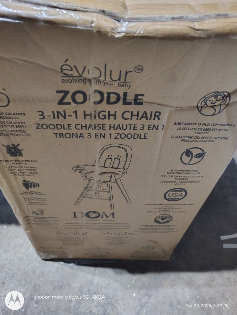 3 In 1 Zoodle High Chair