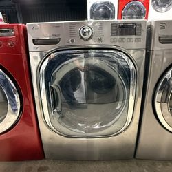 LG Stainless Steel Gas Dryer 