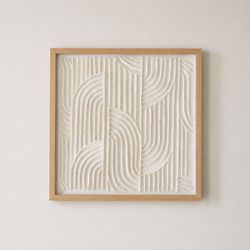 Modern Textured Geometric Wall Art