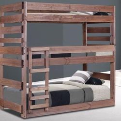 New Heavy Duty Wood Bunkbed 