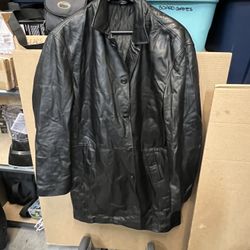 Men's Stafford Leather Jacket XL