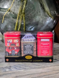 Traditions of London English Breakfast Tea Tin Set - Full