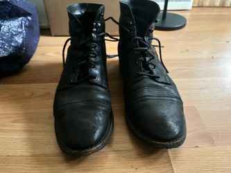 Thursday men’s black leather boots - Size 11