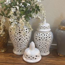 Ceramic Ginger Vases 