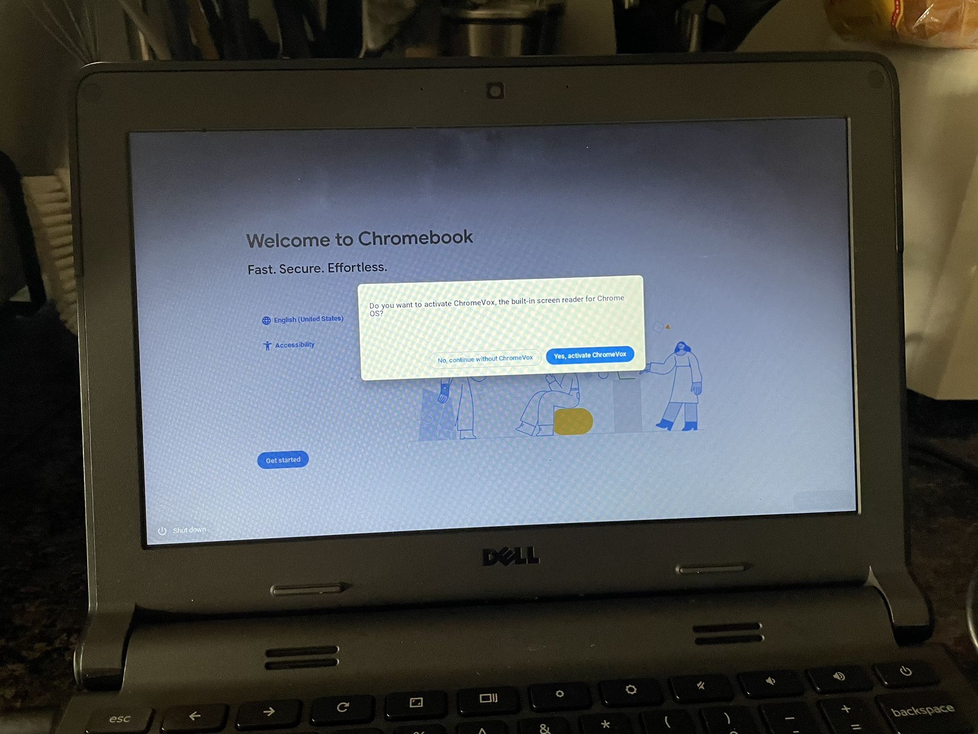 Dell Chromebook 3120 11.6" 11 Laptop Intel Celeron N2840 2.16GH 16GB SSD 4GB RAM