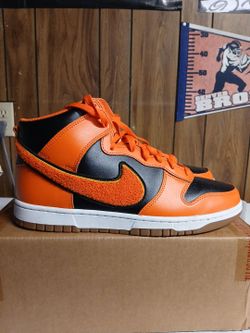 Nike Dunks (orange/black- 10 ½)