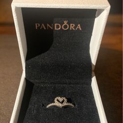 Pandora Heart Diamonds Ring 