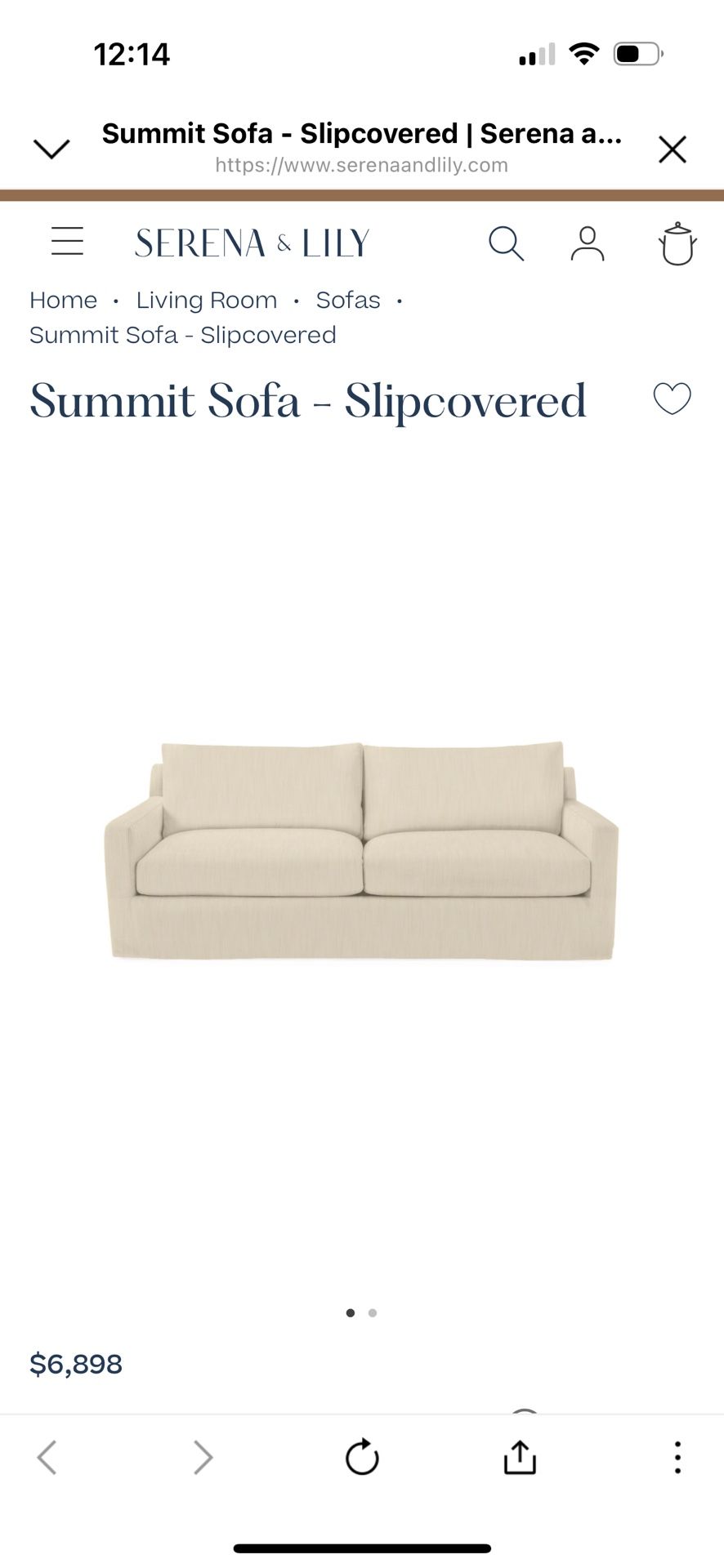 Serena Lily - Summit Sofa 