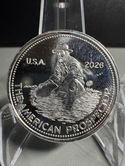 2026 Engelhard American Prospector 1/2 oz .999+ Fine Silver Round