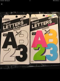 Project letters & numbers 