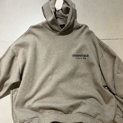 Essentials Fear Of God Hoodie Heather Grey