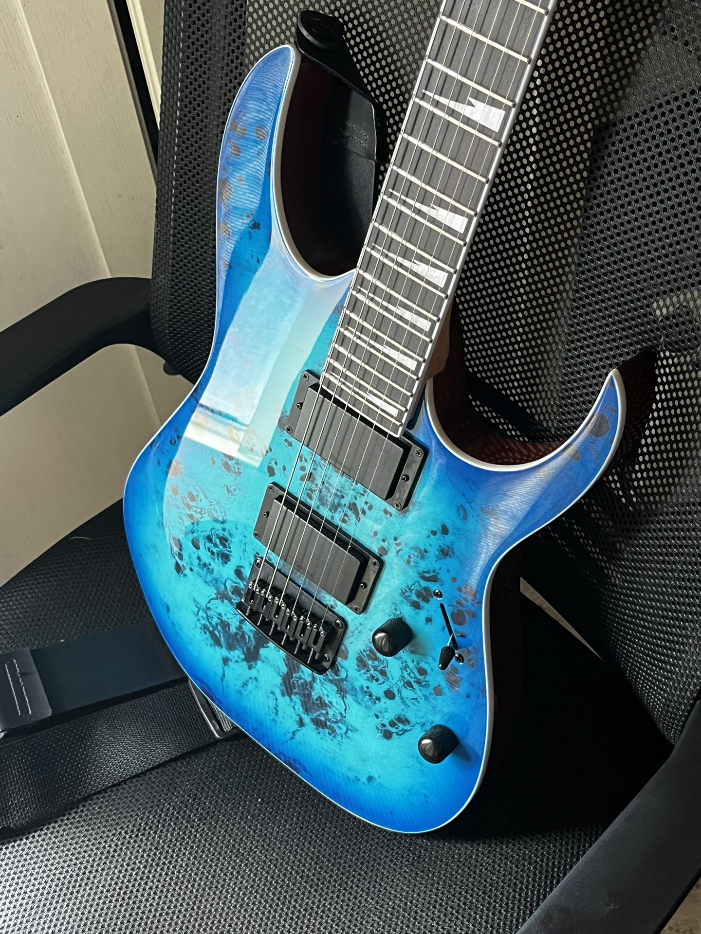 Ibanez GIO GRGR221PA Electric Guitar - Aqua Burst