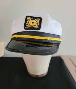 Captain Yacht Boat Sailing Hat Costume Accessory