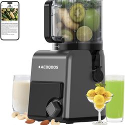 New in box Juicer Machines, 6.5" Extra Large Feed Chute Cold Press Juicer 3-IN-1 with Sorbet & Nut M