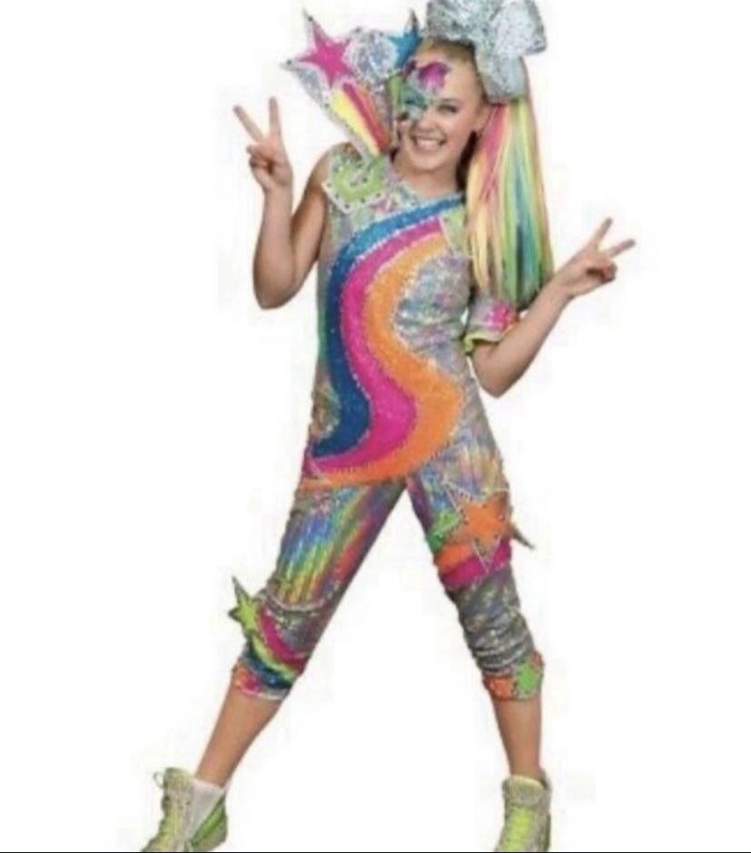 Halloween Costume Girls Halloween Costume Halloween Kids' Nickelodeon JoJo Siwa Halloween Costume Jumpsuit