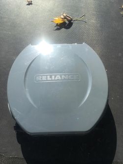 Portable camping toilet never used