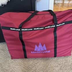 Medicrystal Classic Amethyst & Tourmaline Pro V-Mat bio-Magnetic Far Infrared Heat Mat.  Professional Size 71” L 32”W