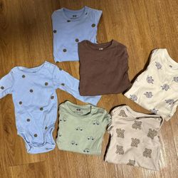 0-3 Months Long Sleeve Onesies