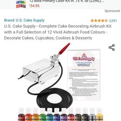 Air Brush Kit Cake Supply