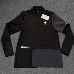 Black and gray color - blocked sports long sleeve