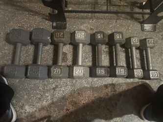 Dumbbell Set And Stand