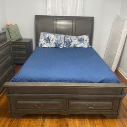 Queen Bed Frame Mattress Included 