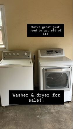 Washer and dryer