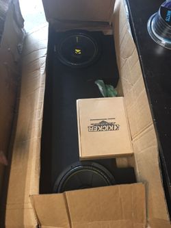 Kicker Amp with subwoofer