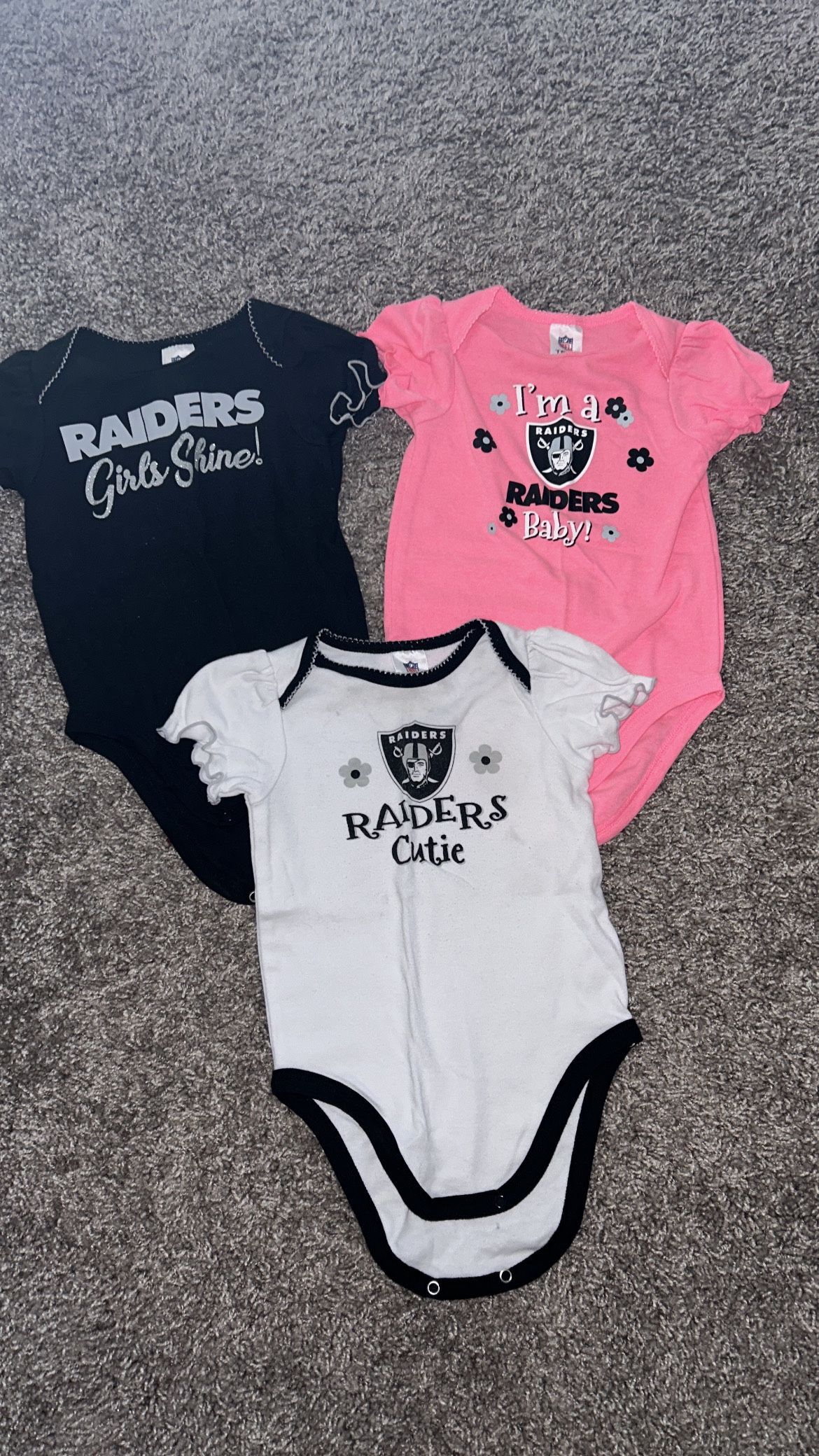 Baby girl Raiders 6-12