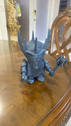3D Printed Sauron Figurine – Lord of the Rings Fan Art – Display Piece