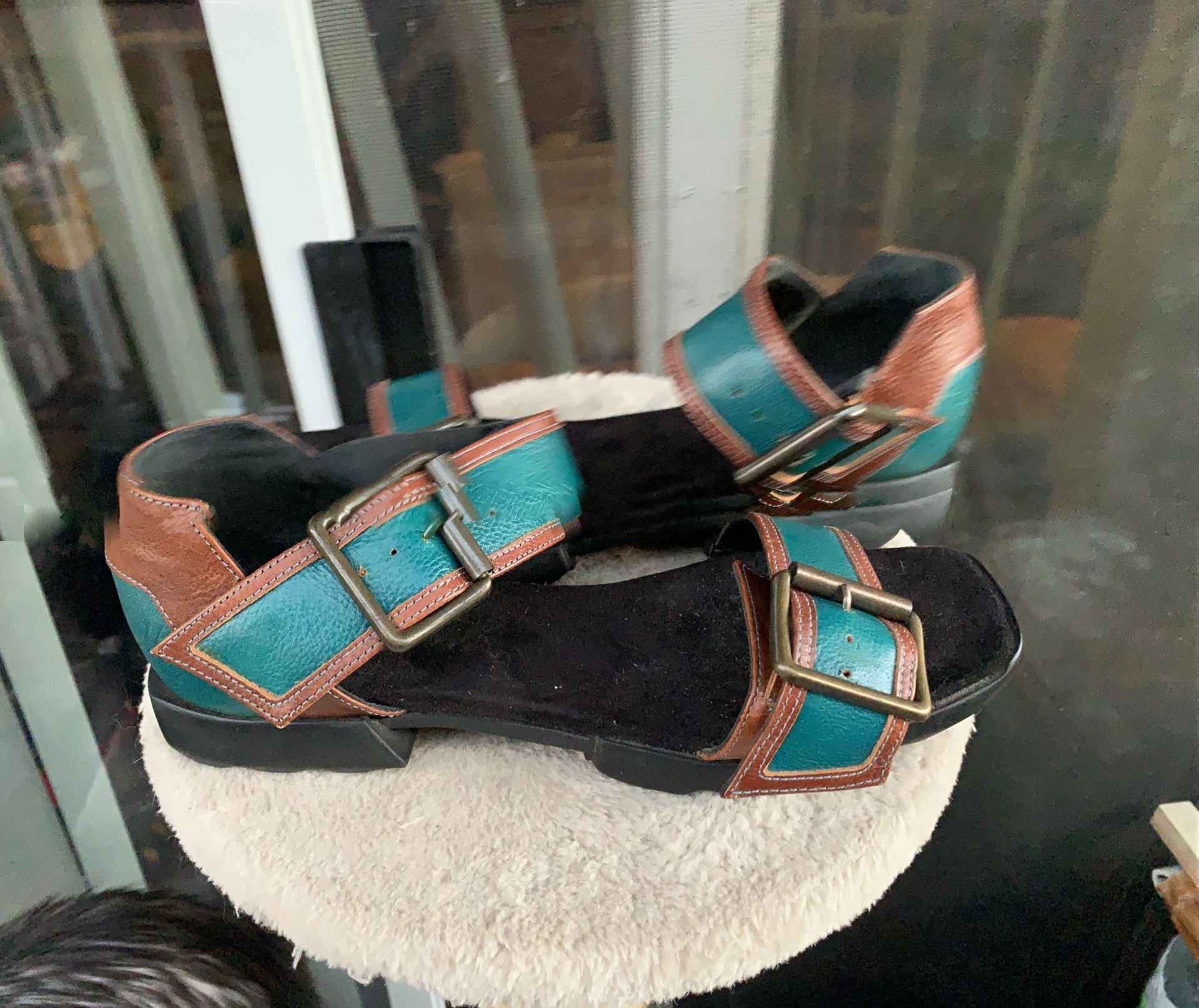 John Fluevog Leather Sandals