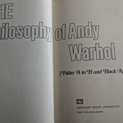 The Philosophy of Andy Warhol, the enigmatic, legendary Warhol makes the reader his confidant on love, sex, food, beauty, fame, work, money, success, 