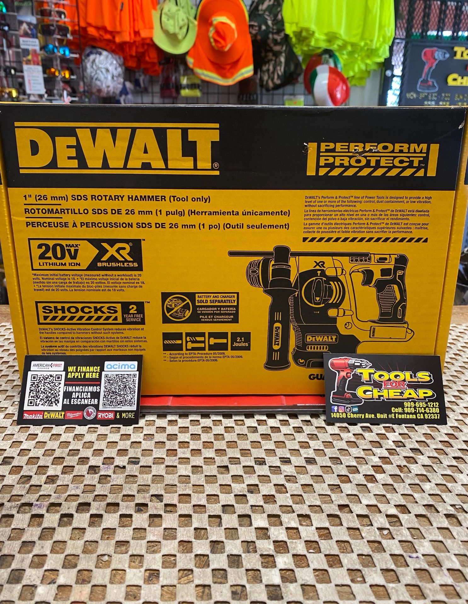 DEWALT 20V MAX XR Cordless Brushless 1 in. SDS Plus L-Shape Rotary Hammer (Tool Only)