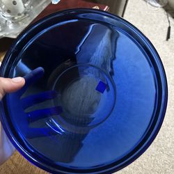 Cobalt mixing bowl