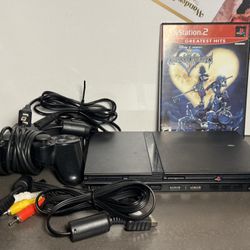PlayStation 2 Ps2 Slim W/ kingdom Hearts