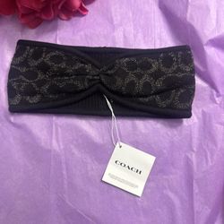 COACH SIGNATURE HEADBAND