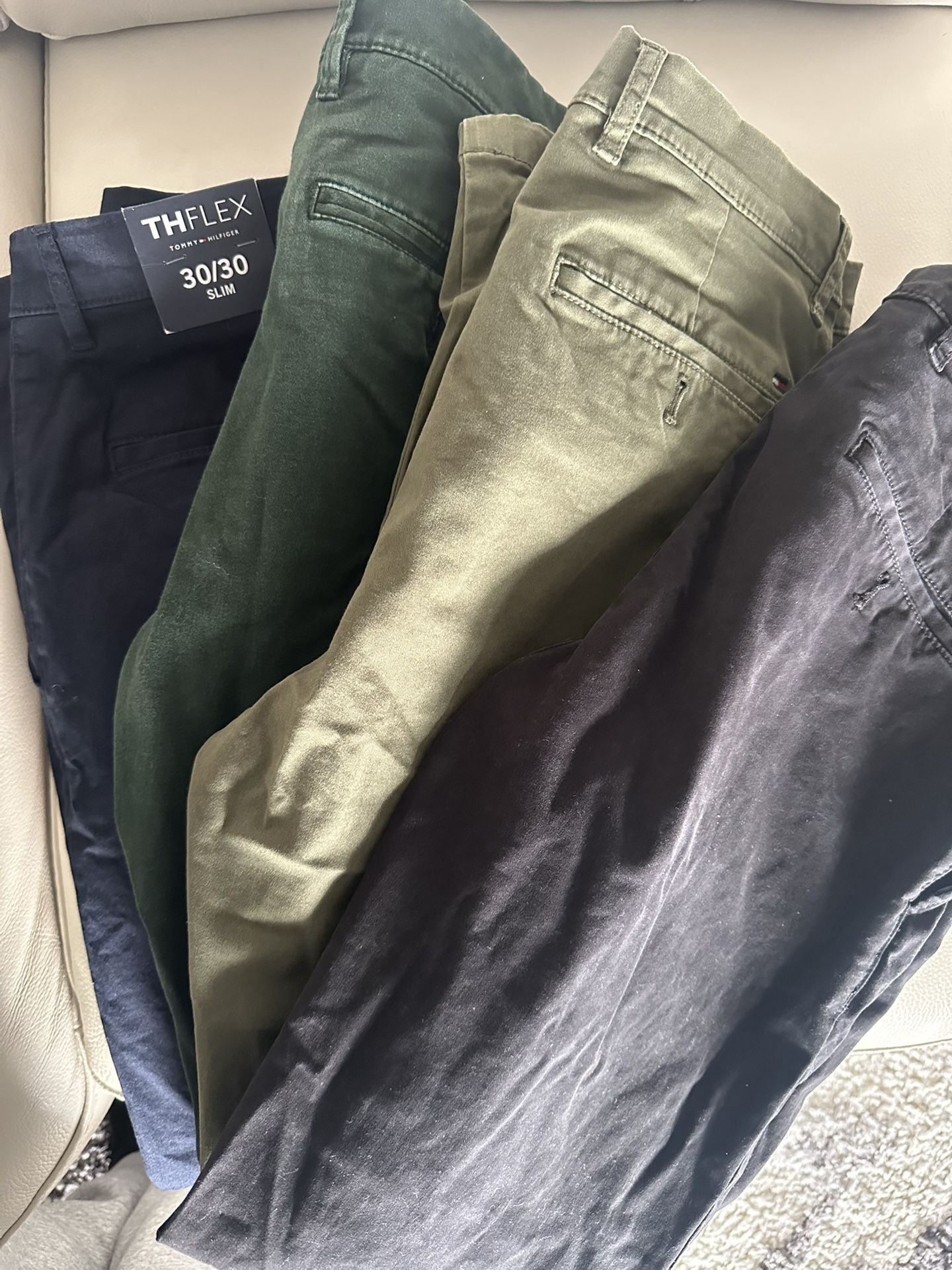 Tommy Hilfiger chinos (3 Pair) PLUS a Goodfellows Pair