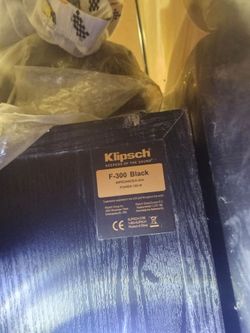 KLIPSCH F300- BLACK
