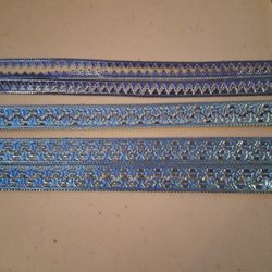 Steel Blue Dresden Trims