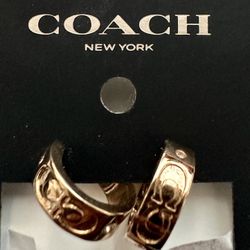 Coach Hoop Earrings 