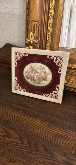 Vintage Floral Framed Wall Art