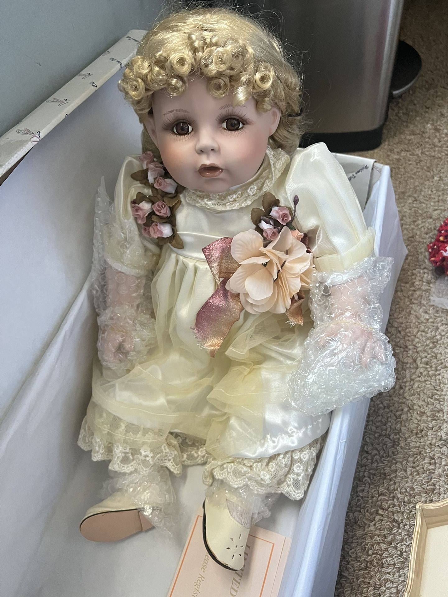 Fabiola porcelain doll