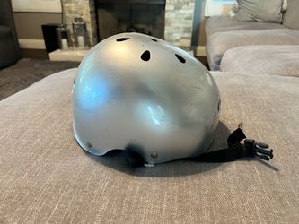 Silver Multi-Sport Helmet