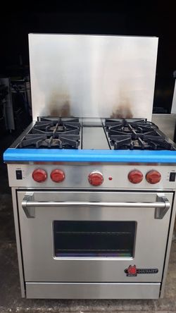 WOLF GOURMET PROFESSIONAL STOVE 30" STAINLESS STEEL 4 BURNERS