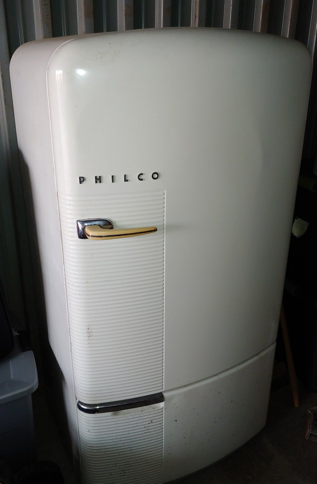 Philco antique refrigerator
