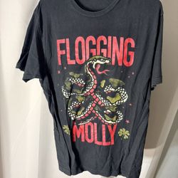 T Shirt Flogging Molly 2012 Concert Tour Band Tee
