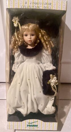 VINTAGE SEYMOUR MANN Connoisseur Collection PORCELAIN DOLL RARE