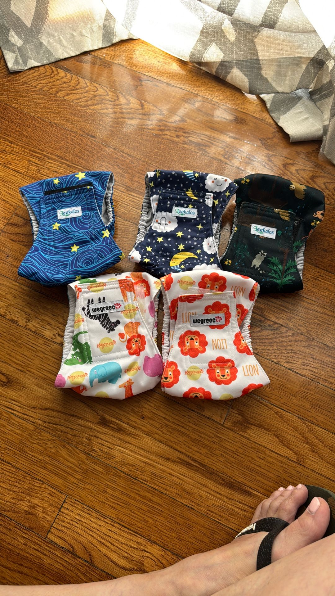 5 Pieces Belly Bands For Male Dogs Size Small